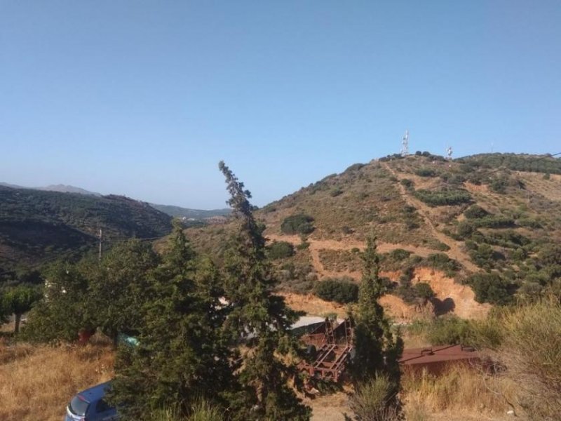 Plakalona Kreta, Plakalona: Grundstück in einem ruhigen Dorf mit Meerblick zu verkaufen Grundstück kaufen